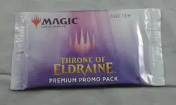 Magic The Gathering Throne of Eldraine Foil Premium Promo Pack (3 Cards) MTG - Image 1