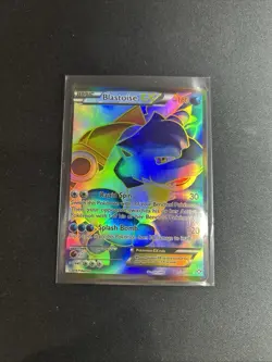Pokemon Blastoise EX Full Art Holo Ultra Rare Card 142/146 XY Base Set - Image 1