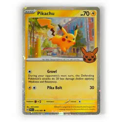Pokemon - Pikachu Holo - 018/091 - Trick or Trade 2024 - Promo Card - Image 1