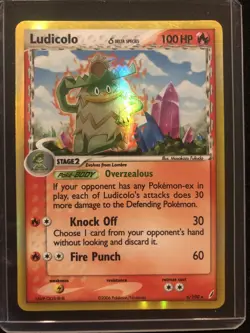 Ludicolo 6/100 Ex Crystal Guardians Delta Species Holo Rare Pokemon Card - LP - Image 1