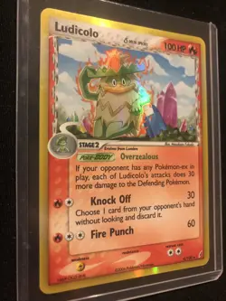 Ludicolo 6/100 Ex Crystal Guardians Delta Species Holo Rare Pokemon Card - LP - Image 2