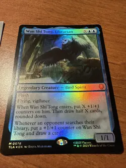 MTG Avatar Wan Shi Tong, Librarian TLA 0078 Foil Mythic NM - Image 1