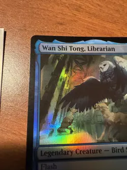 MTG Avatar Wan Shi Tong, Librarian TLA 0078 Foil Mythic NM - Image 5