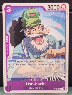 Uso-Hachi ST18-001 The Best Vol 2 One Piece PRB-02 Near Mint Card Game Common NM - Image 1