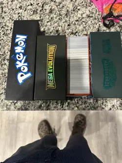 lot of pokemon cards With 2 Custom Card Holders. Cards Are Mixed In Eras - Image 1