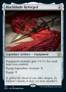 NM R - Blackblade Reforged: Commander 2020 Zendikar Rising - Image 1
