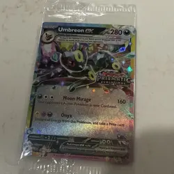 Pokemon TCG Umbreon ex - 060/131 (Prismatic Evolutions Stamp) Promo Card SEALED - Image 1
