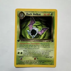 Dark Golbat 24/82 1st Edition Rare Team Rocket Pokemon Card TCG - Image 1