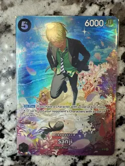 Sanji ST14-003 OP10 Royal Blood SP Full Art One Piece Card Game English - Image 1