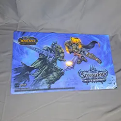 World of Warcraft Trading Card Game TCG Scourgewar Ice Crown Playmat 24" x 14" - Image 1