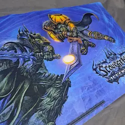 World of Warcraft Trading Card Game TCG Scourgewar Ice Crown Playmat 24" x 14" - Image 3
