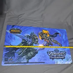 World of Warcraft Trading Card Game TCG Scourgewar Ice Crown Playmat 24" x 14" - Image 5