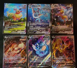 Vaporeon Jolteon Flareon VMAX Promos SEQUENTIAL SET Sword & Shield POKEMON CARDS - Image 1