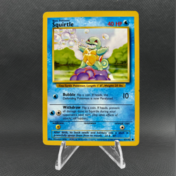 Squirtle Base Set #63/102 - 1999 Vintage WOTC Pokemon Card - Excellent Condition - Image 1