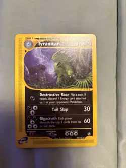 Tyranitar 40/147 Aquapolis Non Holo Rare NM Pokemon Card - Image 1