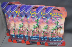 POKEMON TRADING CARDS LOT OF 8 PACKS SCARLET & VIOLET TEMPORAL FORCES MINT c - Image 1