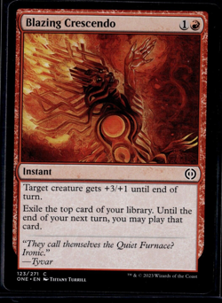 Blazing Crescendo - 123 - ONE - NM - MTG - Magic the Gathering - Image 1