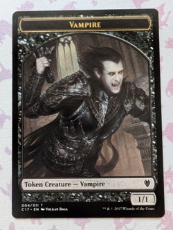 MTG Eldrazi Spawn Vampire Double-Sided Token T Commander 2017 011 004 LP - Image 1