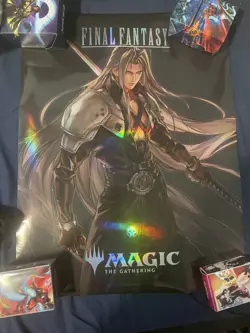 Final Fantasy - Magic The Gathering Exclusive - Sephiroth Foil Poster Promo - Image 2