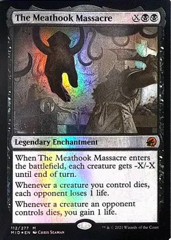 The Meathook Massacre Foil M Innistrad: Midnight Hunt 112 NM - Image 1