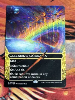 MTG Cascading Cataracts (0005) (Borderless) - 5 / English / Near Mint - Image 1