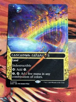 MTG Cascading Cataracts (0005) (Borderless) - 5 / English / Near Mint - Image 3
