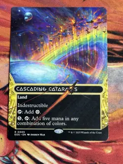 MTG Cascading Cataracts (0005) (Borderless) - 5 / English / Near Mint - Image 4