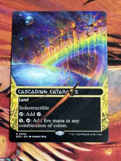 MTG Cascading Cataracts (0005) (Borderless) - 5 / English / Near Mint - Image 5