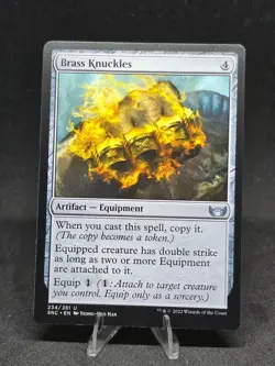 MTG Brass Knuckles 234 Streets of New Capenna Regular Uncommon NM - Image 1