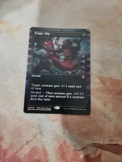 Tragic Slip Borderless Foil Special Guests MTG NM - Image 1