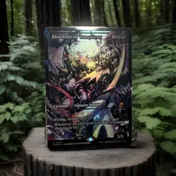 MTG Magic the Gathering Bloodthirsty Conqueror 426 Foundations LP FOIL - Image 1