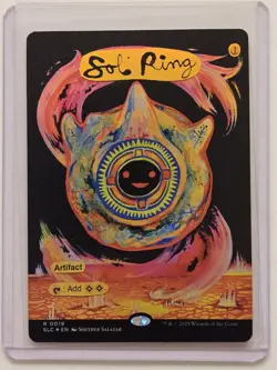 Magic the Gathering Secret Lair Encyclopedia Sol Ring FOIL MTG - Image 1