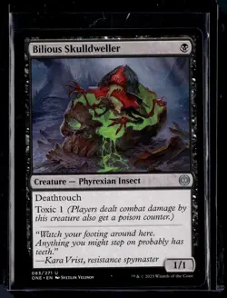 Bilious Skulldweller - 83 - ONE - NM - MTG Magic the Gathering - Image 1