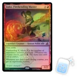 FOIL PRESALE ZUKO, FIREBENDING MASTER Avatar: The Last Airbender Eternal MTG - Image 1