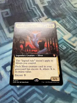 MTG Extended Art Sliver Gravemother NM Unplayed Commander Masters - Image 2