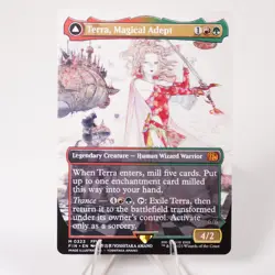 Terra, Magical Adept Borderless 323 Regular FIN Final Fantasy MTG NM See Video - Image 1