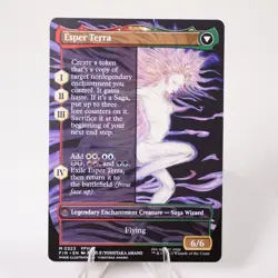 Terra, Magical Adept Borderless 323 Regular FIN Final Fantasy MTG NM See Video - Image 3