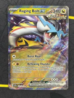 Raging Bolt ex - 123/162 - SV05: Temporal Forces Double Rare Pokemon Card - NM - Image 1