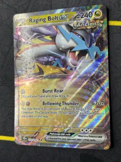 Raging Bolt ex - 123/162 - SV05: Temporal Forces Double Rare Pokemon Card - NM - Image 2