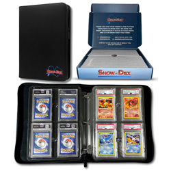 Show-Dex Graded Card Binder Slab Binder Folder PSA MGC etc - 20 Slabs Storage - Image 1