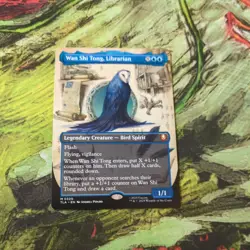 MTG - TLA - #320 Wan Shi Tong, Librarian Borderless Mythic Near Mint Pack Fresh! - Image 1
