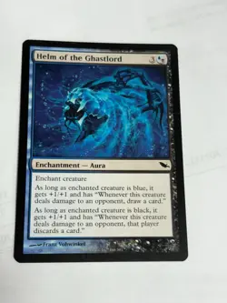 Helm of the Ghastlord Shadowmoor Magic MTG English NM x1 - Image 1