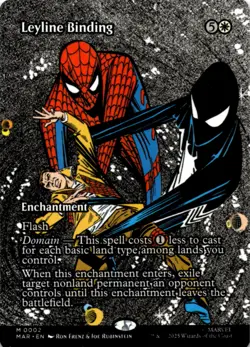 MTG Leyline Binding (Borderless) Normal NM Marvel Eternal-Legal Magic - Image 1