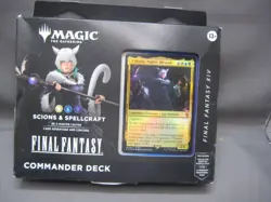 MAGIC THE GATHERING FINAL FANTASY XIV SCIONS & SPELLCRAFT COMMANDER DECK c - Image 1