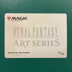 Farewell - Art Series Gold Stamped 31/53 - Final Fantasy MTG - Art Card - Image 2