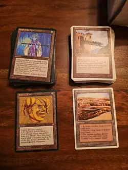 Magic The Gathering 90s Random Deck Artifact Land and Artifact Creatures. Rare - Image 1