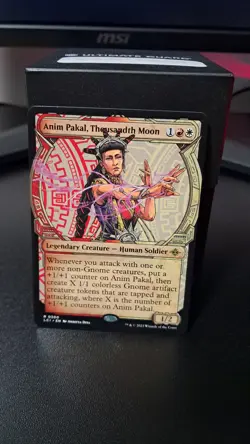 Magic The Gathering - MTG - NM - Anim Pakal, Thousandth Moon - Full Art - LCI - Image 1