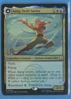 MTG: PreRelease Promo: Avatar: The Last Airbender: Aang, Swift Savior: FOIL - Image 1
