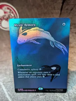 MTG, Mystic Remora (#0016), Avatar: The Last Airbender, Borderless Foil, NM - Image 1