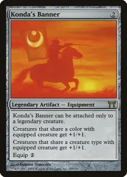 Konda's Banner Champions of Kamigawa LP MTG - Image 1